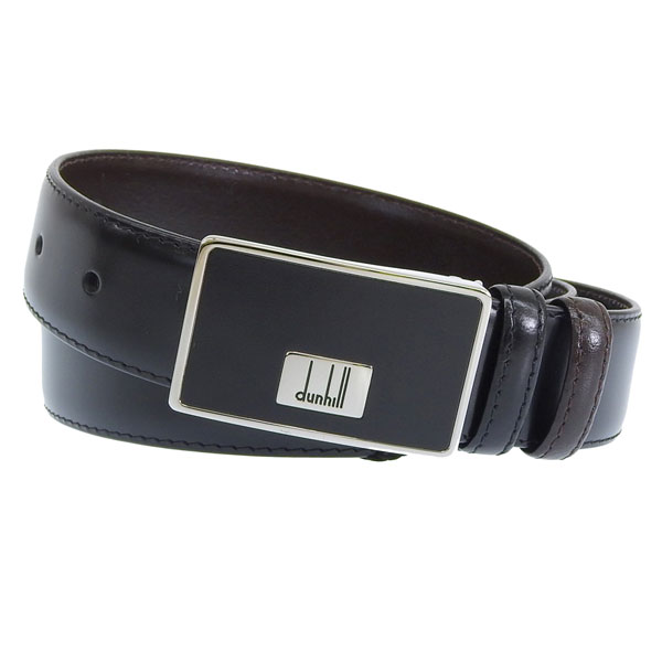 [訳あり逃げ口] ダン吸血鬼 胴締め メンズ なめし革 本革 商行為 黒いこと BELT PALLADIUM PLATE LEATHER BPV080A42 dunhill bpv080a42