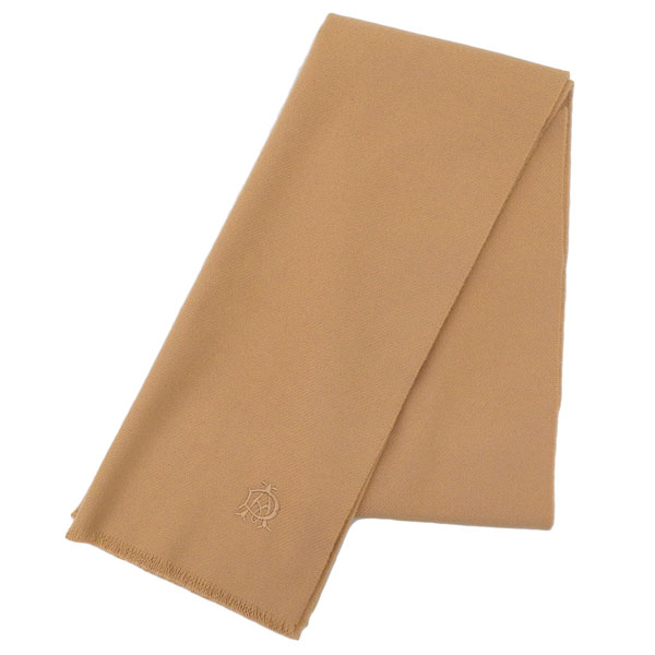 ダンヒル マフラー ストール メンズ カシミヤ100% ライトブラウン 170cm x 38cm RP0080X dunhill rp0080x｜アクセサリーギフトのTYS