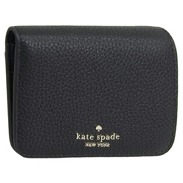 ケイトスペード kate spade レディース 財布 二つ折り ブラック アウトレット kh788-001