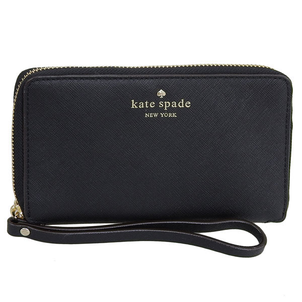 ケイトスペード ニューヨーク 長財布 ラウンドファスナー レディース ブラック アウトレット kate spade new york pwru3900-001｜アクセサリーギフトのTYS