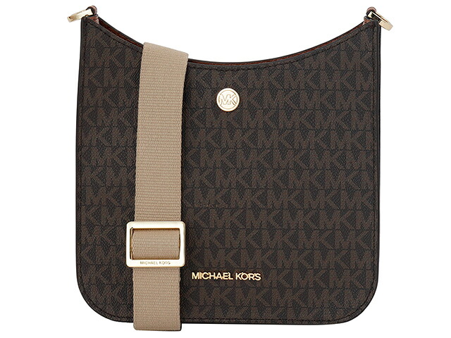 マイケルコース ショルダーバッグ アウトレット ブラウン シグネチャー MICHAEL KORS 35s1g7bm1b-brown|アクセサリーギフトのTYS