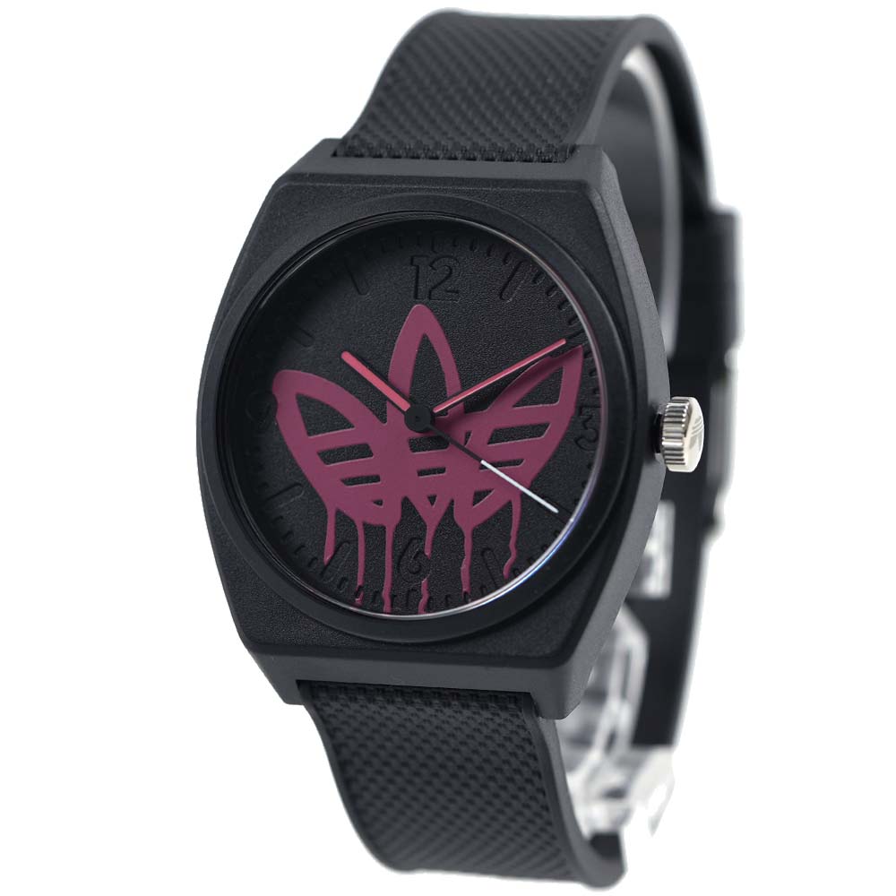 アディダス 腕時計 ユニセックス メンズ レディース ブラック ピンク 軽量 PROJECT TWO Unisex adidas AOST22039 5,775円