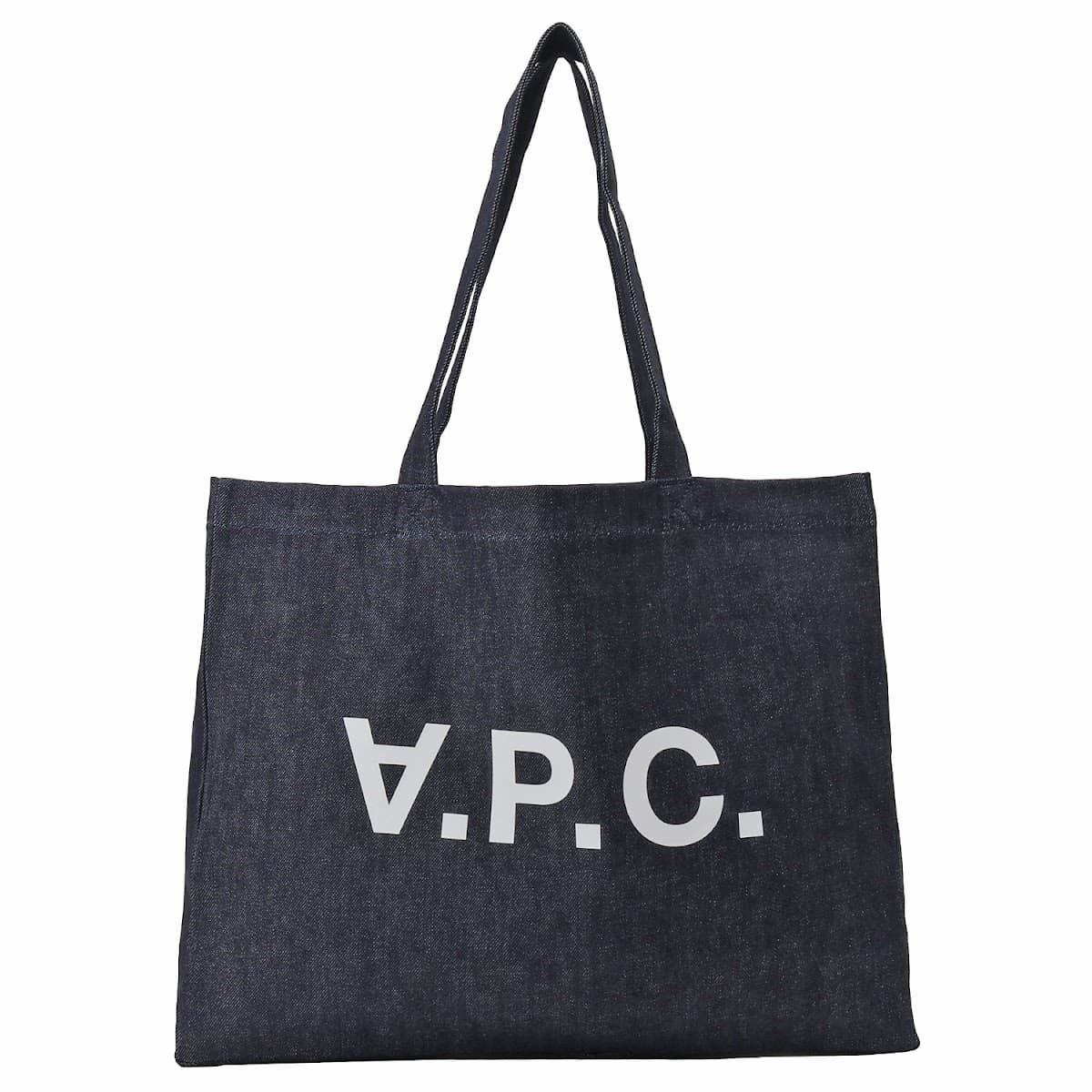 ☆送料・関税込☆A.P.C.★MINI THAIS DENIM トートバッグ★ A.P.C. mini Thais denim tote bag | farfetch | REVERSIBLE