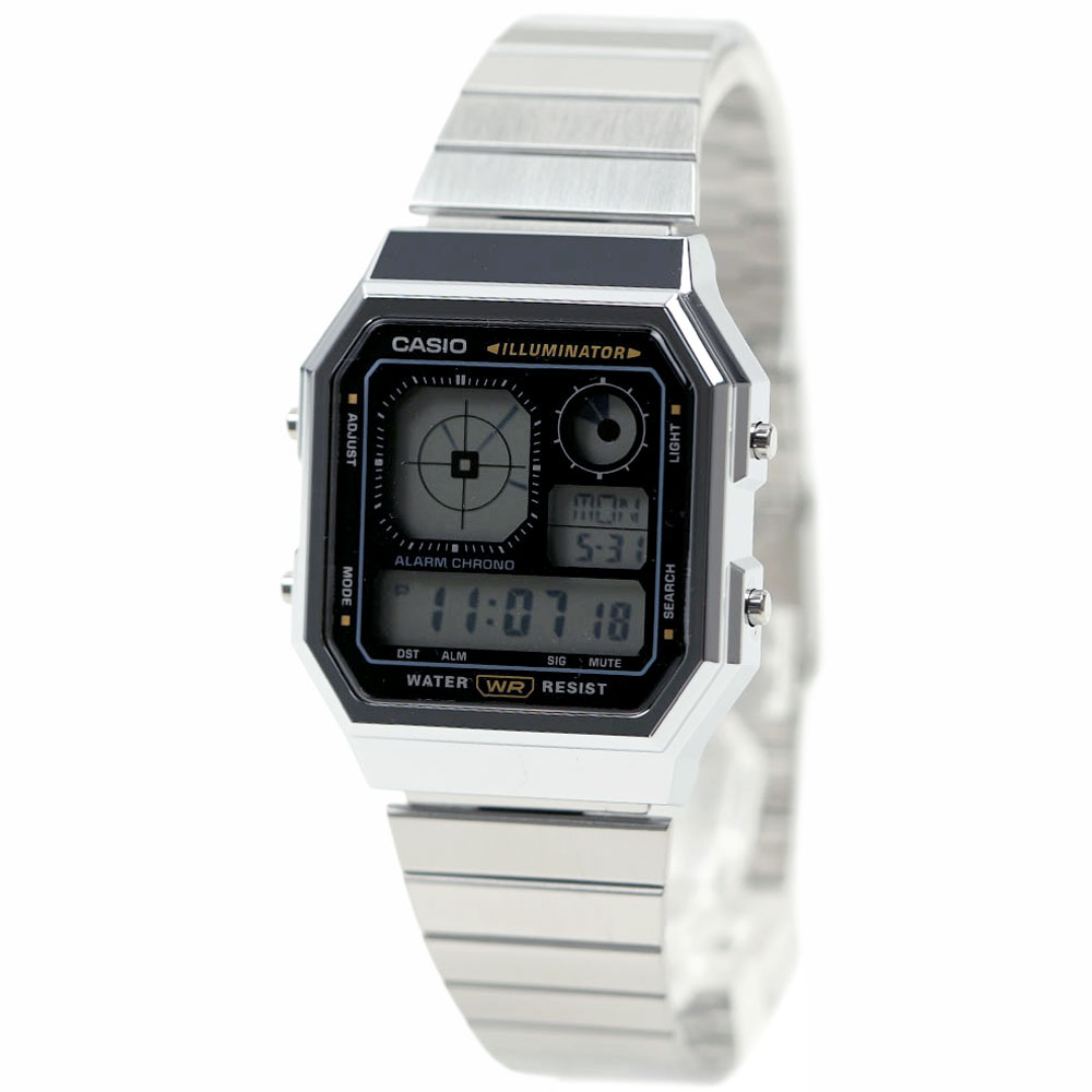 カシオ CASIO 腕時計 メンズ レディース ユニセックス デジタル EDGY SQUARE DIGITAL A130WE-1AEF