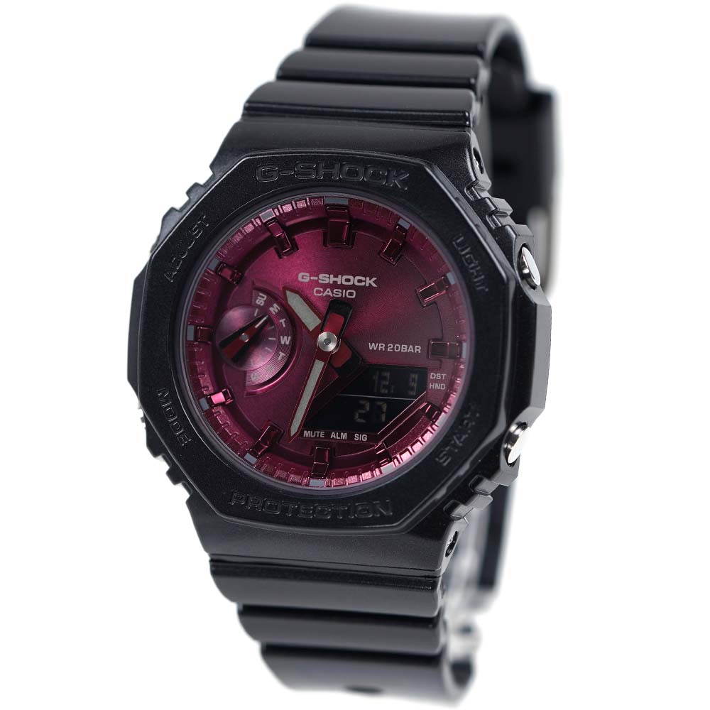 カシオ Gぼうぜん自失 CASIO G-SHOCK ジーショック ウオッチ メンズ レディース ボーイズサイズ アナデジ 黒いこと GMA-S2100RB-1A
