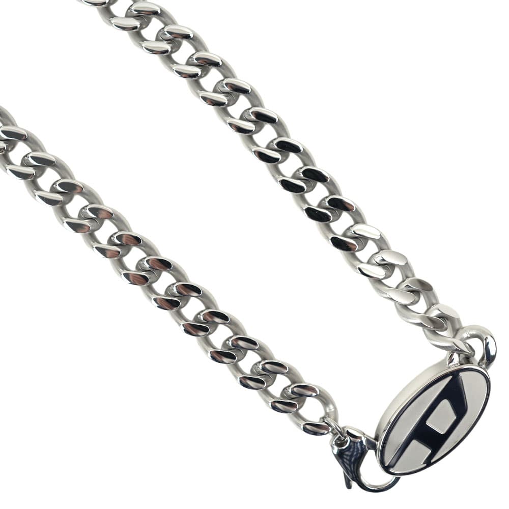 ディーゼル ネックレス メンズ チェーン アクセサリー シルバー カラー ステンレス DIESEL DX1509040|アクセサリーギフトのTYS