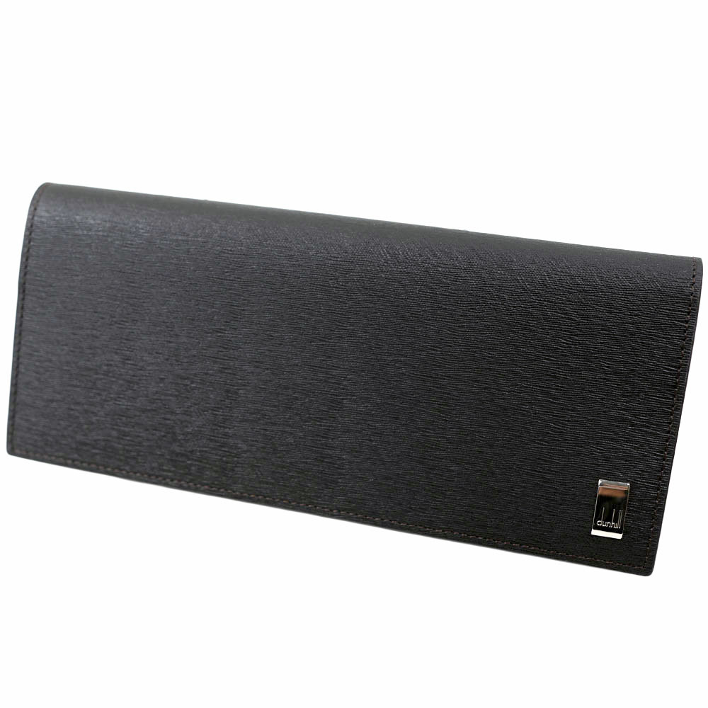 ダンヒル サイドカー 長財布 二つ折り メンズ 小銭入れ有 レザー 本革 ダークブラウン ブランド DUNHILL SIDECAR FP1010E