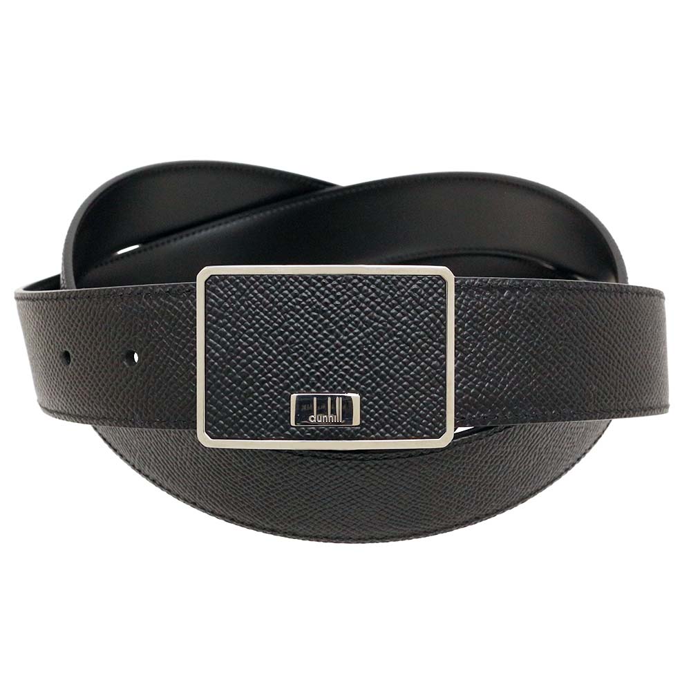 ダンヒル ベルト メンズ ブラック リバーシブル 本革 レザー DUNHILL DU26R4A76AM00142