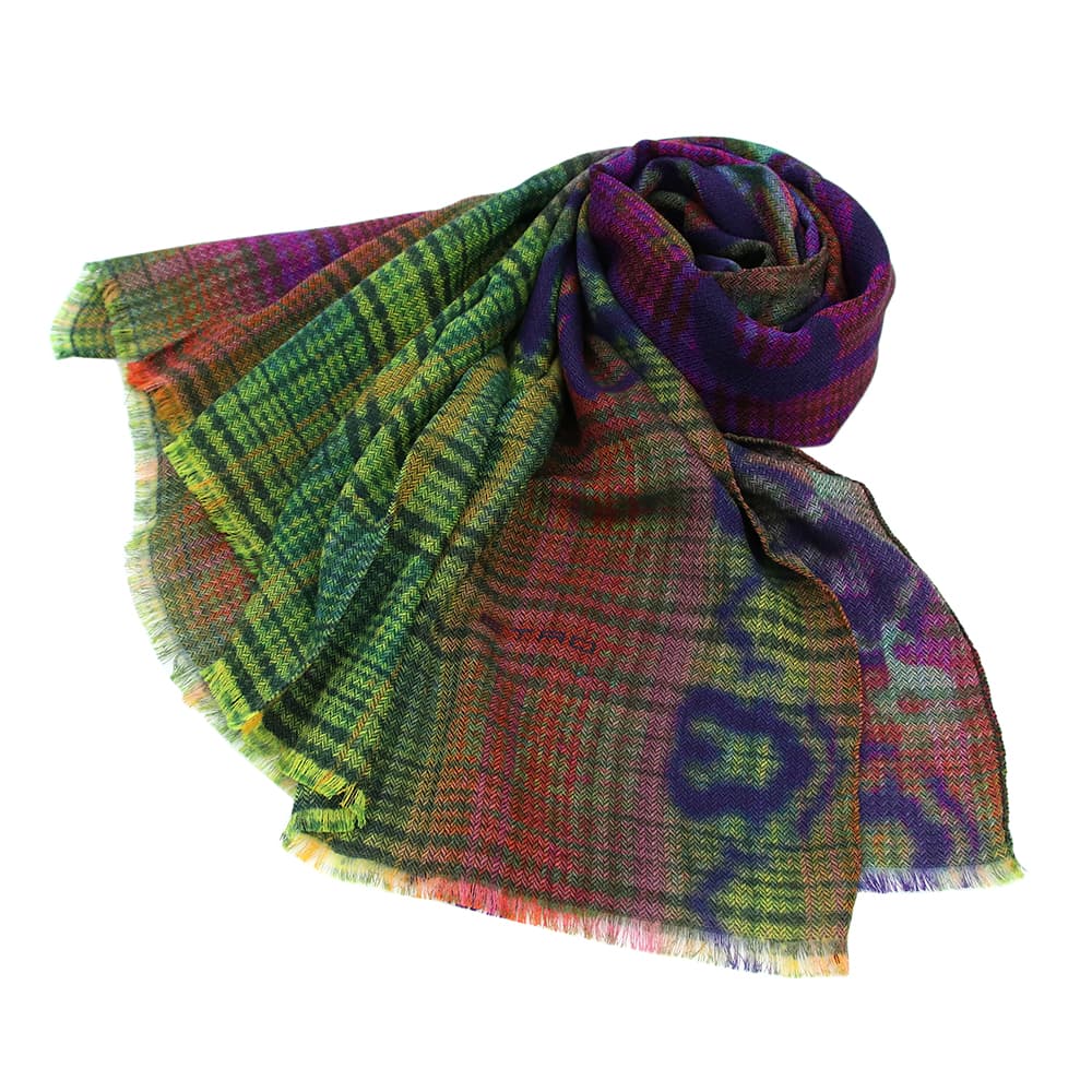 楽天市場】エトロ ETRO スカーフ カシミア シルク マルチカラー Scarf