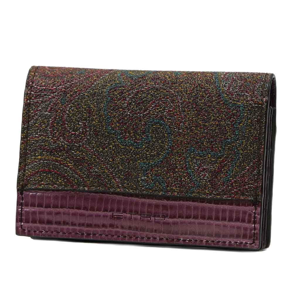 ETRO エトロ　名刺入れ　パスケース 楽天市場】エトロ ETRO 1F553 2401/600 カードケース 名刺入れ