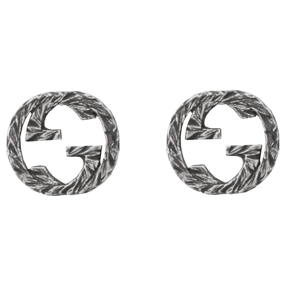 楽天市場】グッチ ピアス GUCCI スタッズピアス シルバー エングレー