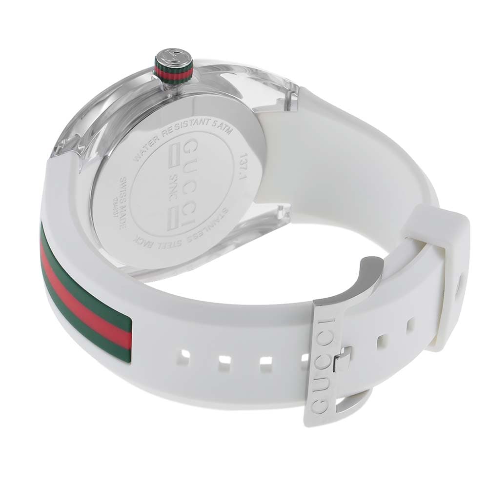 グッチ 腕時計 メンズ GUCCI SYNC サファイアガラス 日付カレンダー