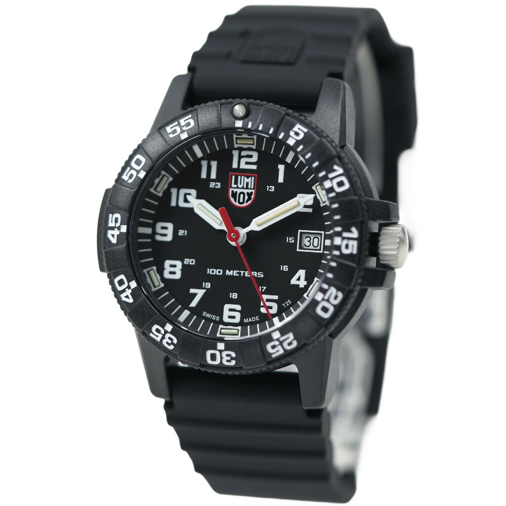 ルミノックス 腕時計 LUMINOX レザーバック シータートル 0300シリーズ メンズ レディース ミリタリー 39mm ブラック 10気圧防水 XS.0301.L｜アクセサリーギフトのTYS