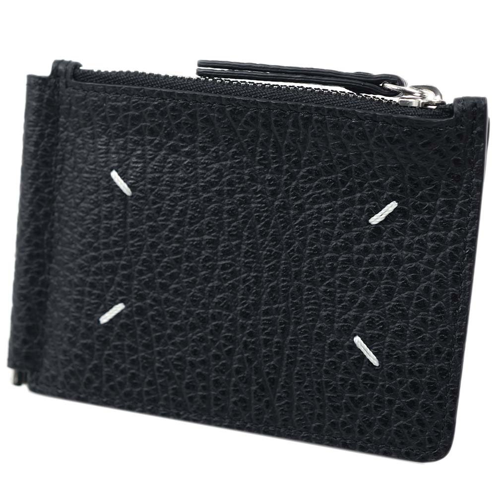 【極美品✨】メゾンマルジェラ マネークリップ 4ステッチ ブラック メゾンマルジェラ Maison Margiela 4ステッチ カーフ