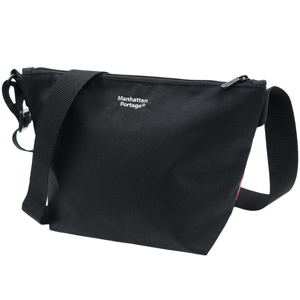 マンハッタンポーテージ ショルダーバッグ メッセンジャー コブルヒル ノーフラップ メンズ レディース 黒 ブラック Manhattan Portage Cobble Hill Nylon Messenger Bag (S) No Flap Black MP1605JRNF-BLK|アクセサリーギフトのTYS