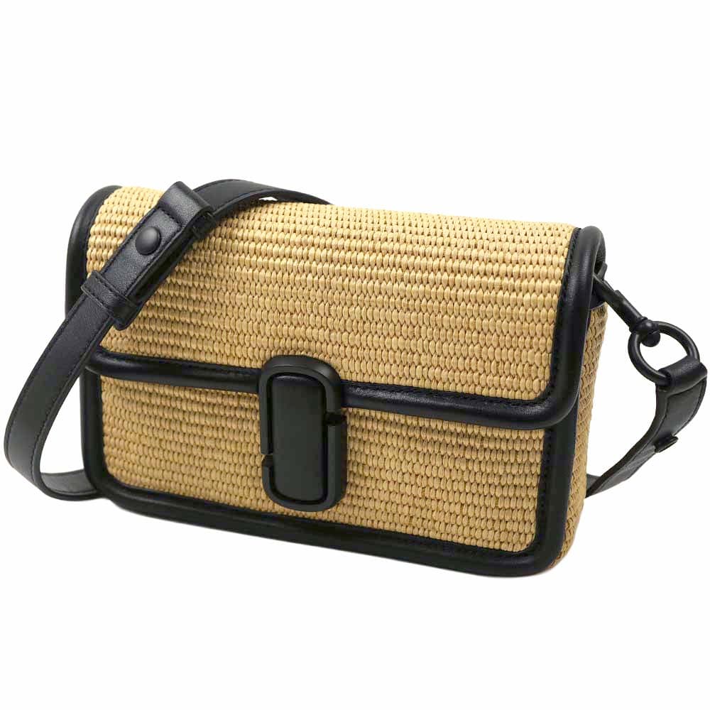 マークジェイコブス ショルダーバッグ かごバッグ レディース 肩掛け ナチュラル ウーブン ロゴ 鞄 MARC JACOBS THE SHOULDER BAG 2P3HSH012H02 255 NATURAL 2P3HSH012H02-255