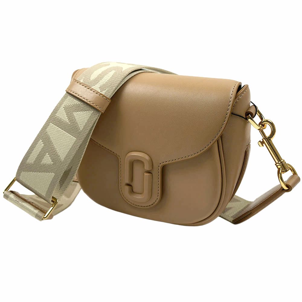 マークジェイコブス ショルダーバッグ レディース 斜め掛け キャメル 鞄 MARC JACOBS THE SMALL SADDLE BAG 2S3HMS003H03 230 BLACK 2S3HMS003H03-230