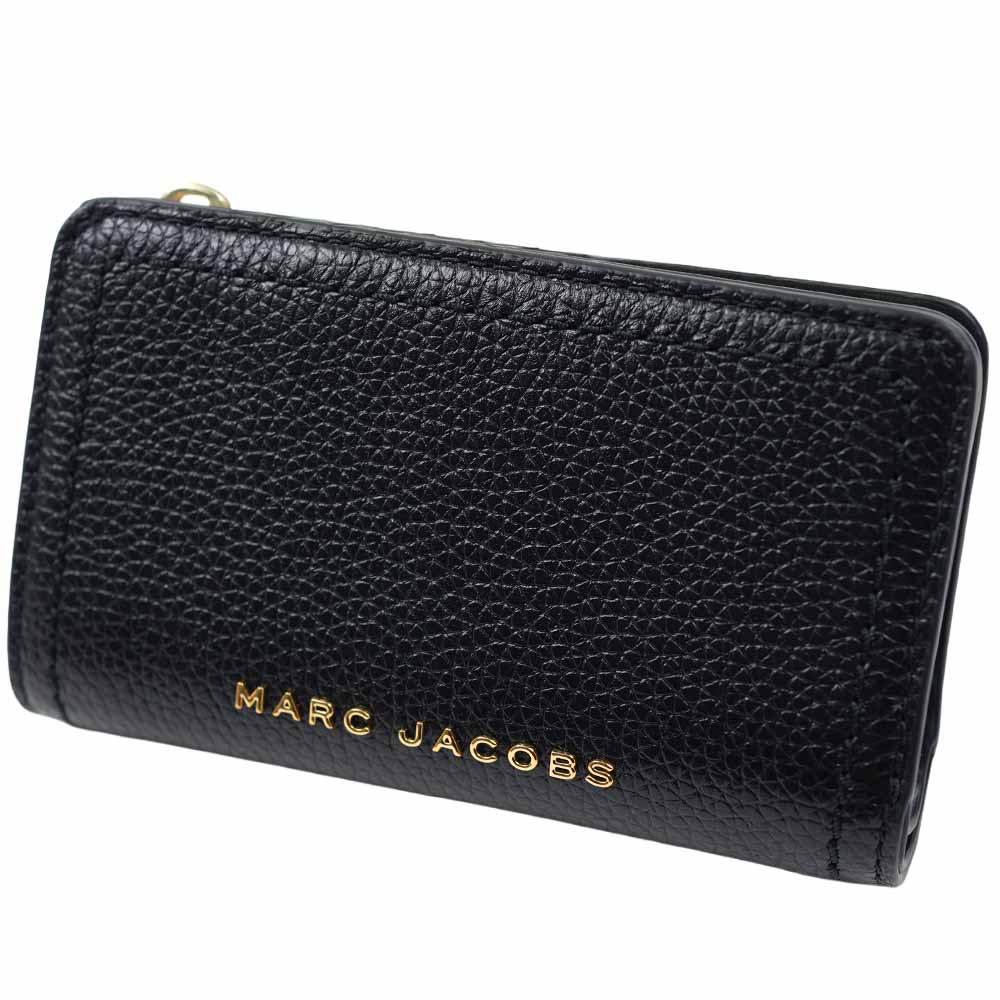 マークジェイコブス 二つ折り財布 コンパクト ウォレット ブラック MARC JACOBS THE GROOVE COMPACT WALLET S104L01SP21 001 BLACK S104L01SP21-001