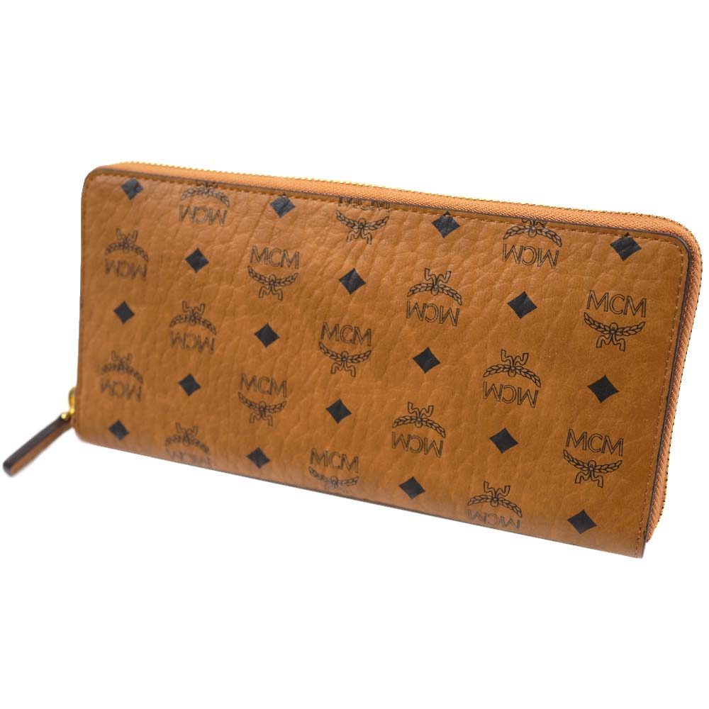 エムシーエム 財布 長財布 ラウンドファスナー メンズ レディース ユニセックス ブラウン MCM MXLAAVI01-CO001 32,370円