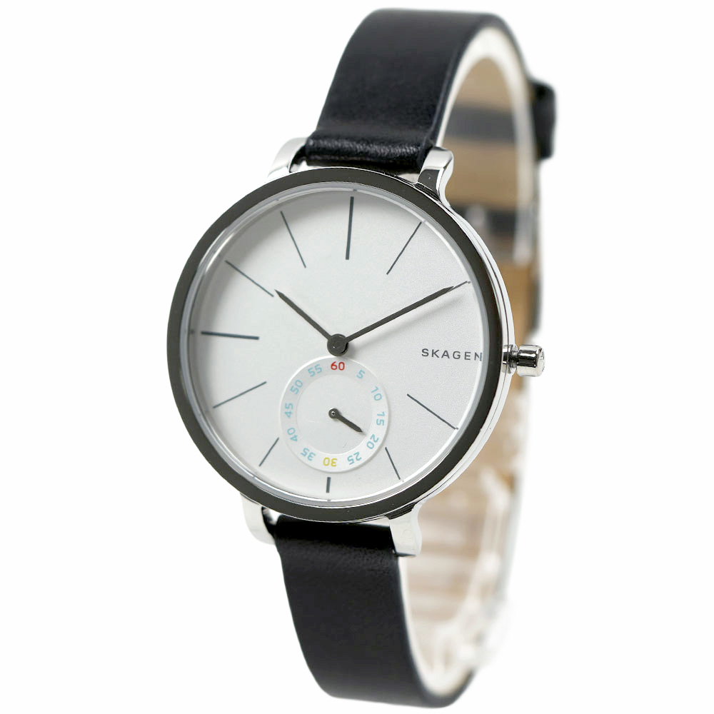 スカーゲン 腕時計 レディース スモールセコンド シルバー ホワイト ブラック HAGEN SKAGEN SKW2435|アクセサリーギフトのTYS