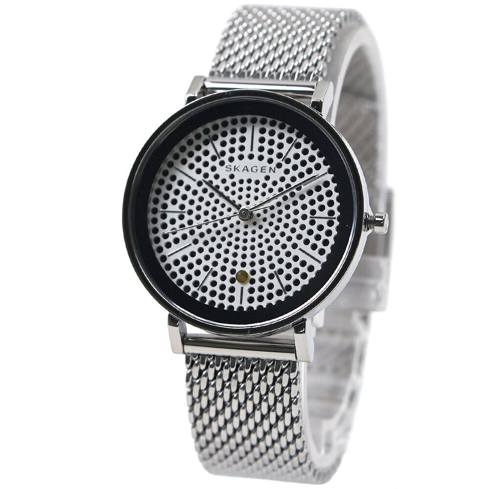 スカーゲン 腕時計 レディース ユニセックス ハルド ソーラー式 ステンレス メッシュ シルバー Skagen Hald Solar Steel Mesh SKW2446｜アクセサリーギフトのTYS