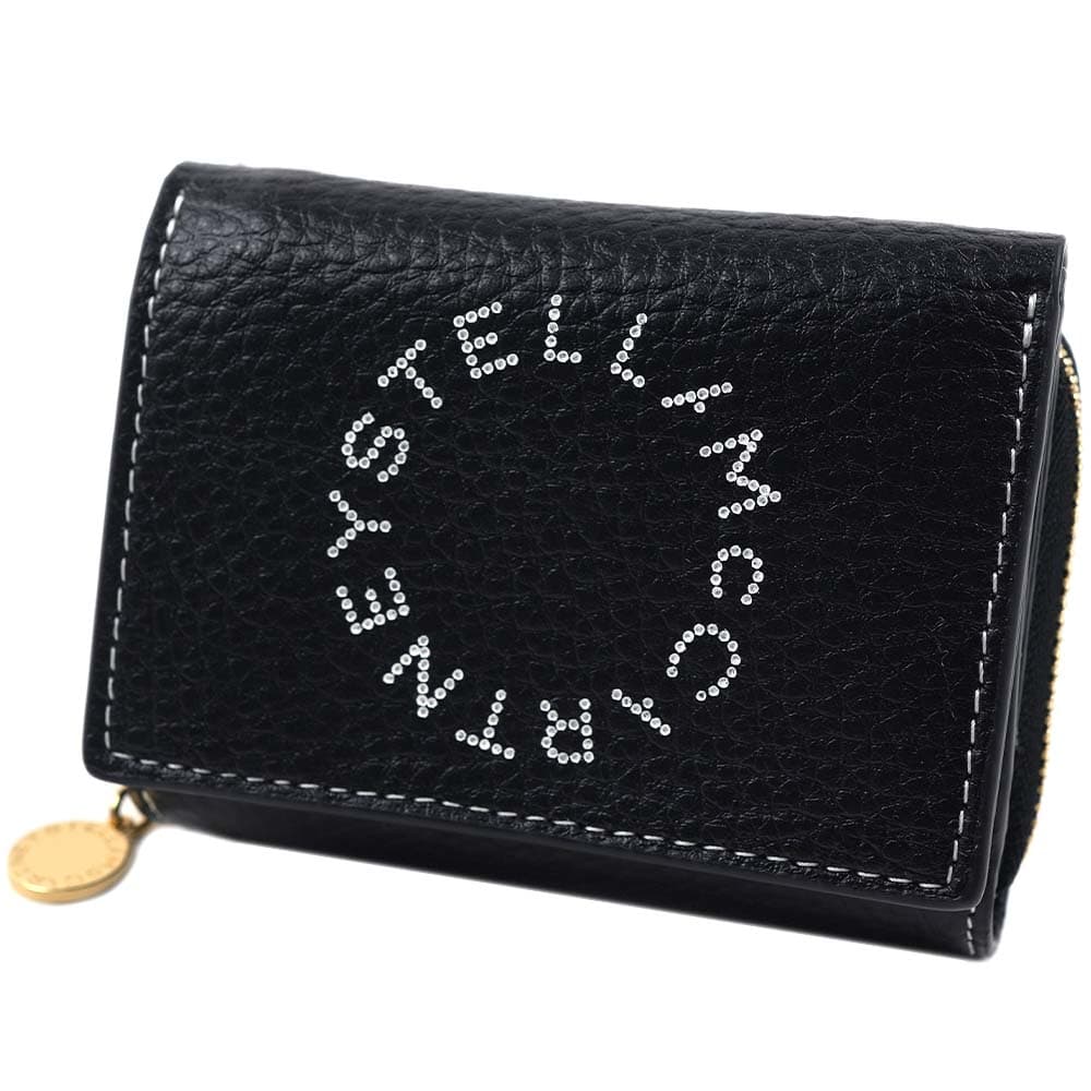 大特価！最終日！美品【ステラマッカートニー】ブルーグレー　革財布　二つ折り ステラマッカートニー 長財布 財布 レディース ファラベラ