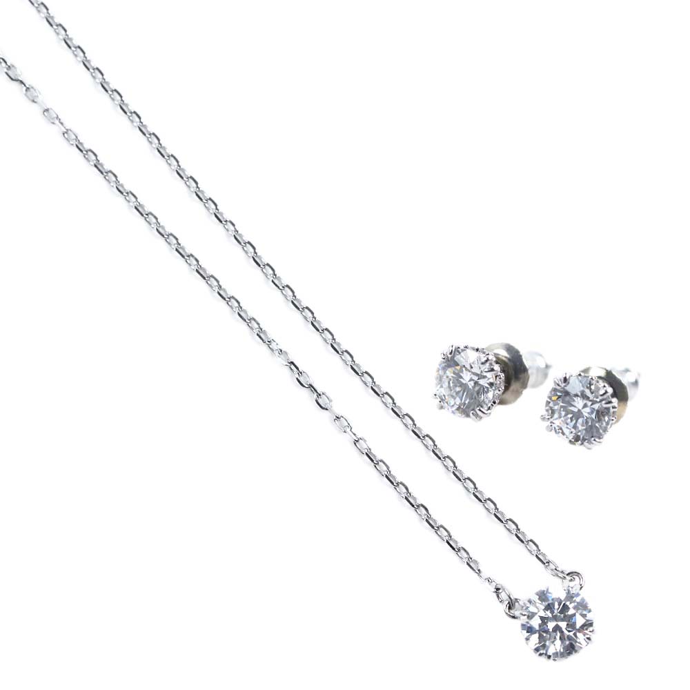 スワロフスキー ネックレス ペンダント ピアス セット SWAROVSKI レディース Stilla 5647663