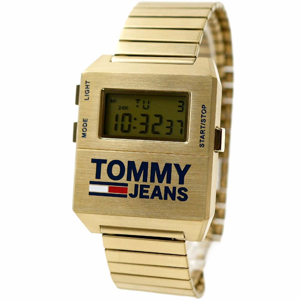 トミーヒルフィガー トミージーンズ 腕時計 メンズ レディース ユニセックス デジタル ゴールド TOMMY HILFIGER TOMMY JEANS 1791670