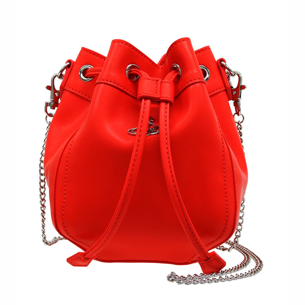 ヴィヴィアンウエストウッド ショルダーバッグ 巾着型 Vivienne Westwood LILITH BUCKET RED レッド 43020018  31468 H401 | アクセサリーギフトのTYS