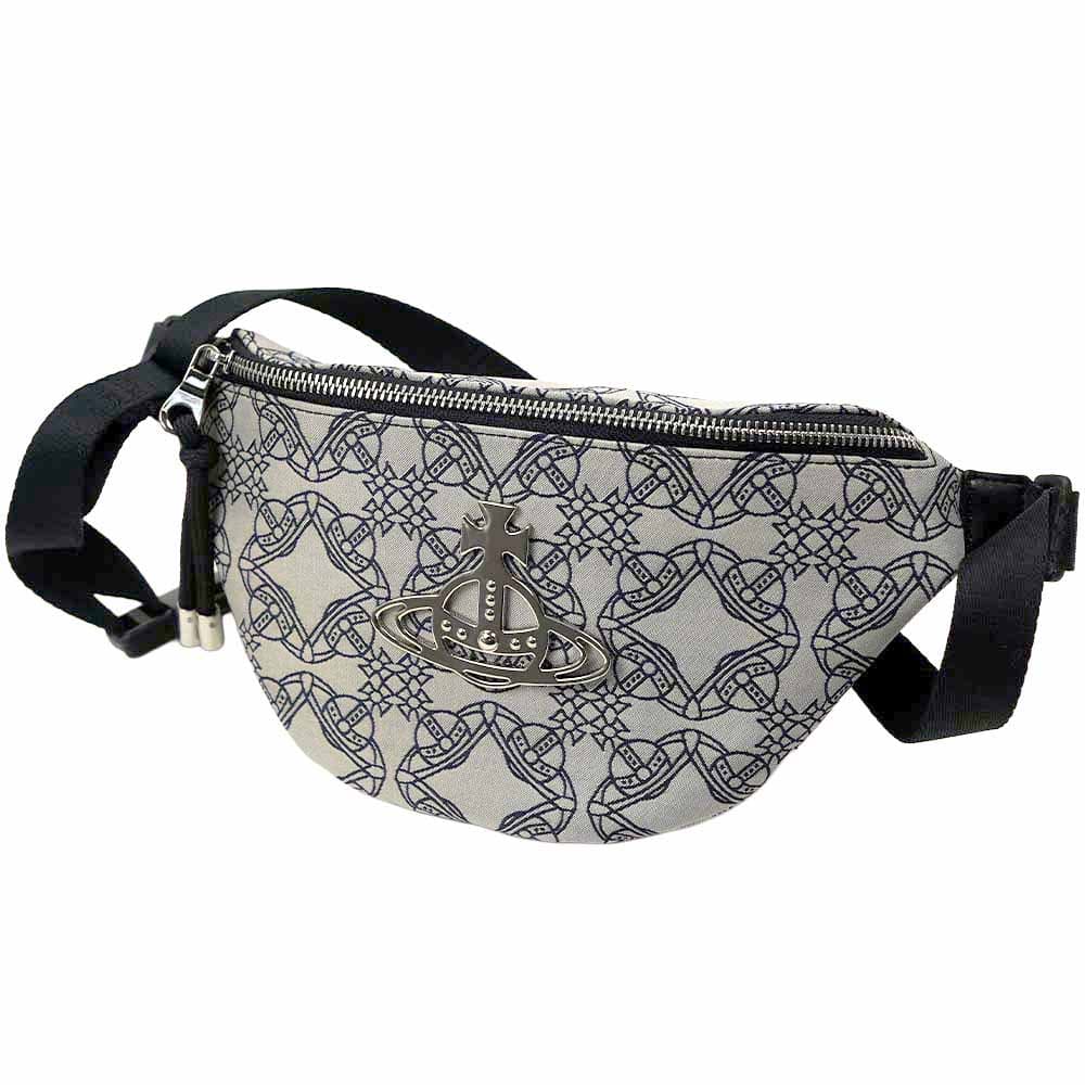 ヴィヴィアンウエストウッド ショルダーバッグ クロスボディ ブルー Vivienne Westwood HILDA SMALL BUM BAG BLUE 43070028-12089-K401 43070028 12089 K401