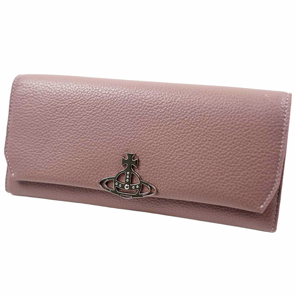 ヴィヴィアンウエストウッド 長紙入れ ロングカードケース レディース なめし革 サクラ色 Vivienne Westwood JORDAN CREDIT CARD WALLET PINK 51040068-42070-G401 51040068 42070 G401