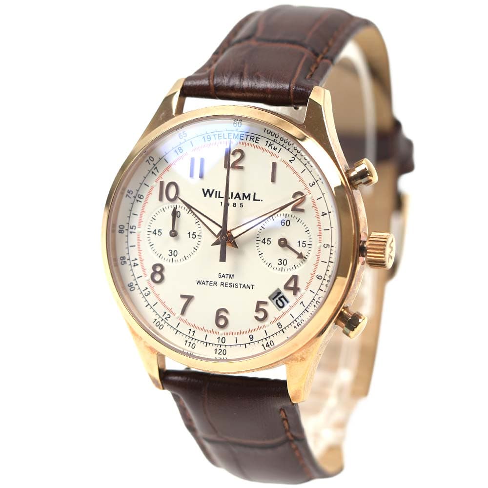 楽天市場】【WILLIAM L.1985】 ウィリアムエル メンズ 腕時計