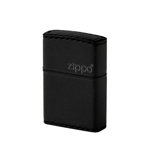 ZIPPO ジッポライター ジッポー ZIPPO B-5 革巻き レザー 横ロゴ 本革 牛革 ブラック