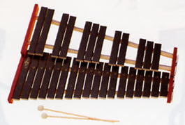 卓上木琴　No.181WA 楽天市場】全音 卓上 木琴 No.181WA 半音付き 30音 シロフォン