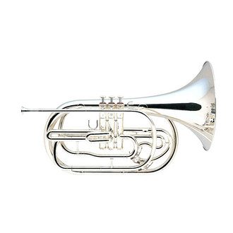 YAMAHAメロフォン Yamaha YMP-204MS Marching Mellophone - Silver-plated