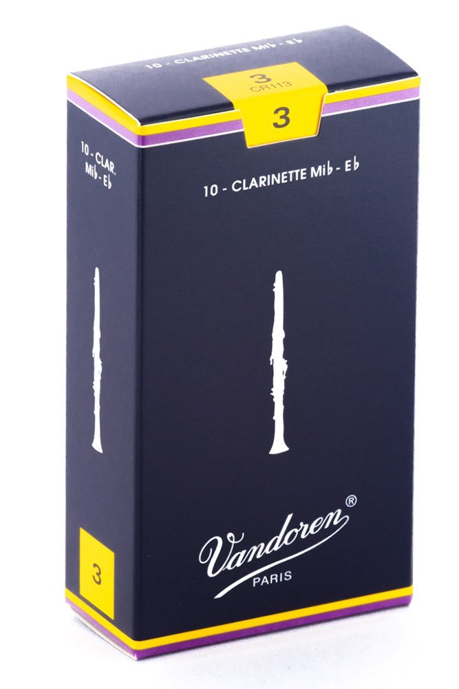 Vandoren 青箱 クラリネットリード サイズ3 10枚入り 2箱 Vandoren トラディショナル 【硬さ：3】【青箱】 リード B