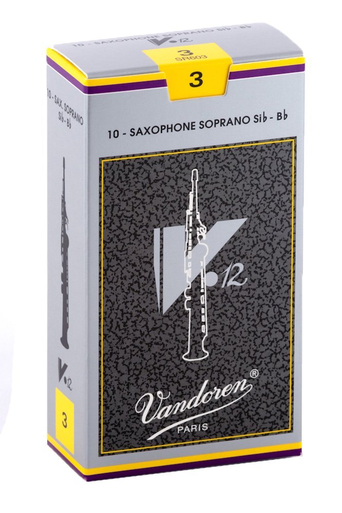 【宅配便発送】【Vandoren（バンドレン）リード】ソプラノサックス（Ｓ・Ｓａｘ）　Ｖ１２　3（SR603)