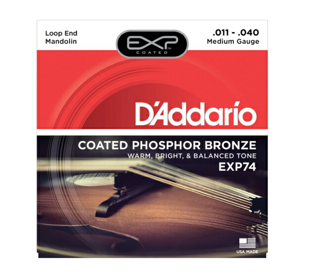 市場 ゆうパケット ダダリオ マンドリン弦 D'Addario 送料無料