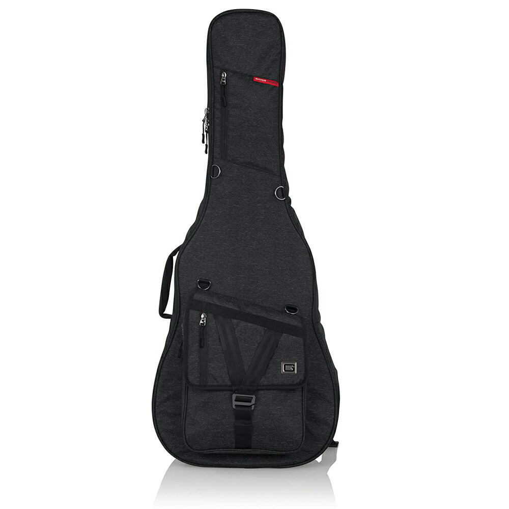 【代引不可】GATOR ゲーター アコースティックギター用 ギグバッグ Transit Series チャコールブラック GT-ACOUSTIC-BLK