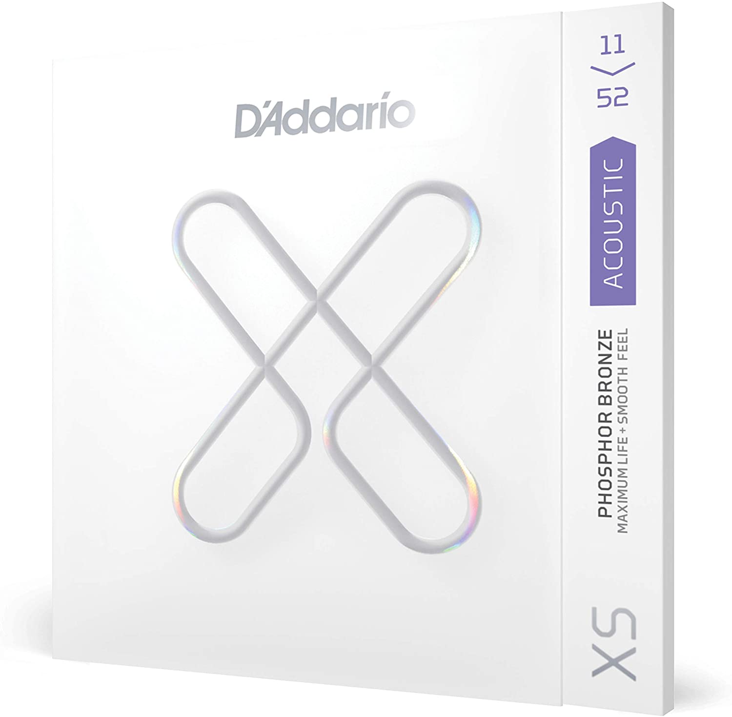 【お買い得2セット】【メール便】D'Addario ダダリオ アコースティックギター弦 XS コーティング弦 フォスファーブロンズ Custom Light .011-.052 XSAPB1152×２