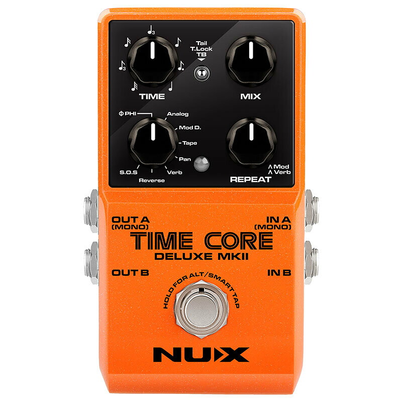 【送料無料】【NUX(ニューエックス)】ディレイ　Time Core Deluxe MKII -Delay Pedal-