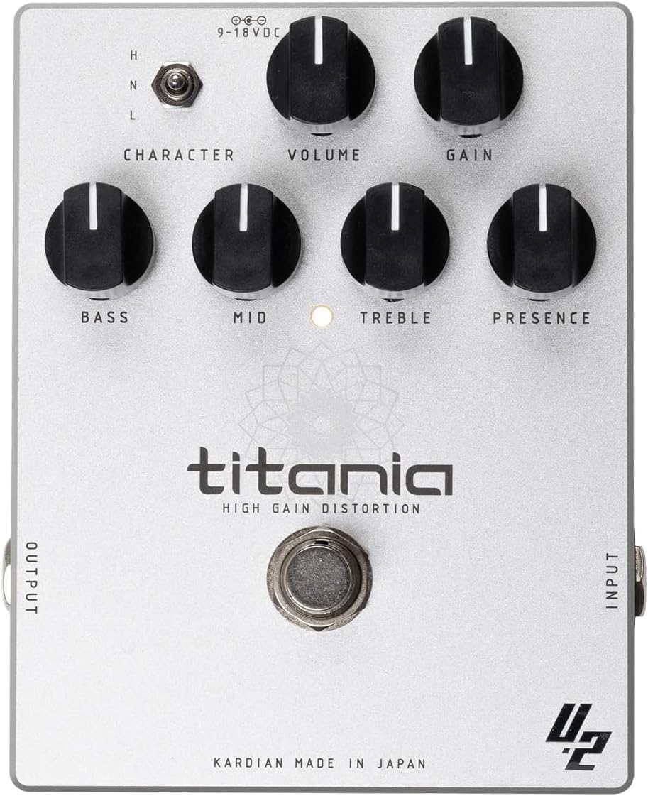 【KarDiaN(カージアン)】 ディストーション titania V2｜楽器ランド　サンクス