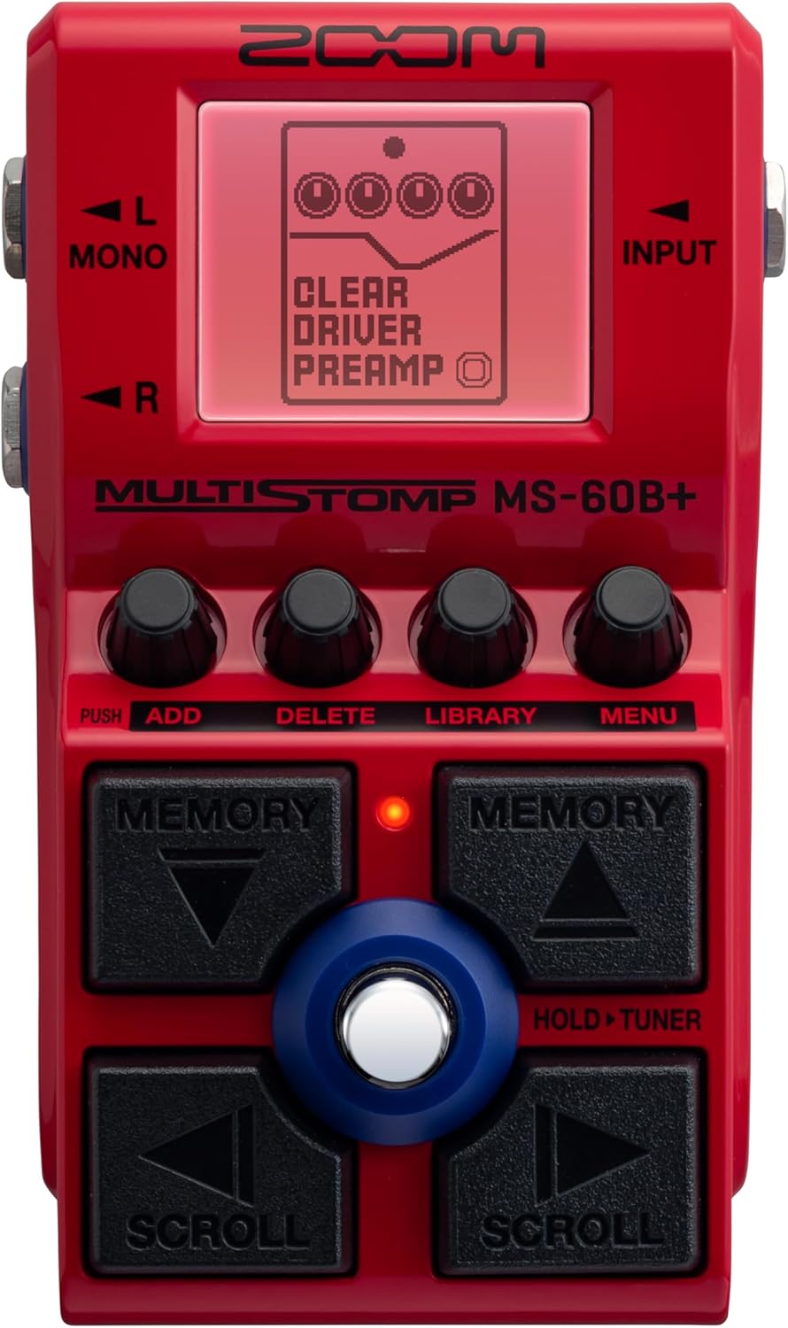 【送料無料】【ZOOM(ズーム)】　ベース用マルチストンプボックス MS-60B+｜楽器ランド　サンクス