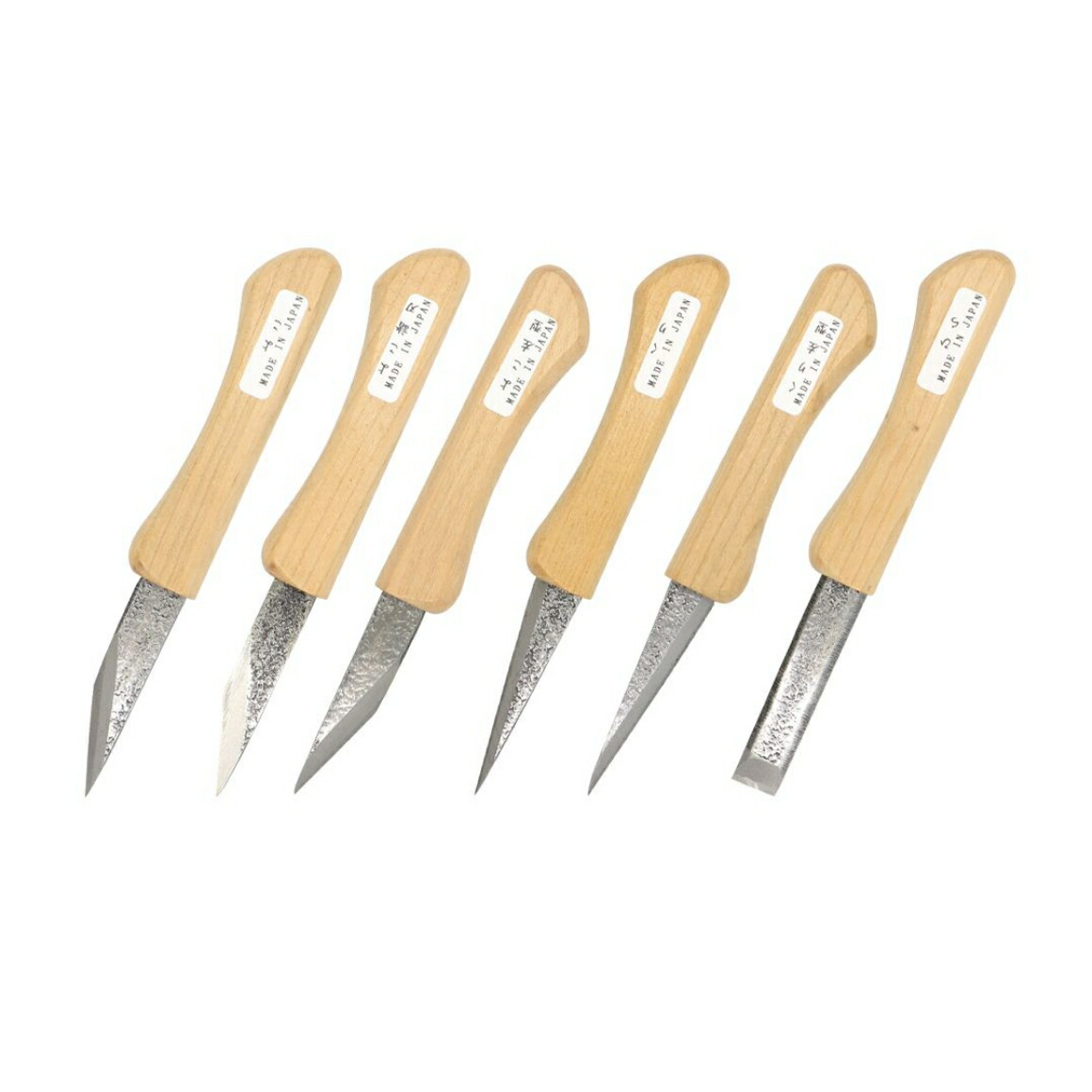 【工具・ツール】【HOSCO】 切出小刀6本組 TL-I-6S