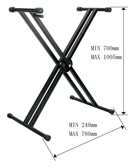 BHM-1000 Bauhütte 昇降式キーボードスタンド　美品 昇降式キーボードスタンド BHM-1000 | Bauhütte®