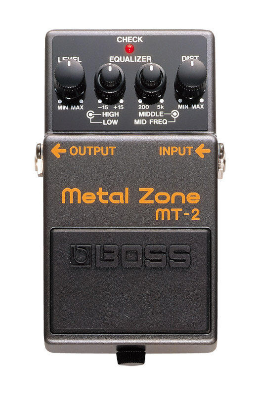 BOSS l Zone MT-2 ボス ギターエフェクター AC付 BOSS - MT-2 | Metal Zone