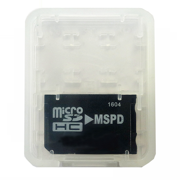 市場 メール便送料無料 マイクロSD-メモリースティックPro 2〜32GB対応 microSD-MSPD変換アダプター 収納ケース付