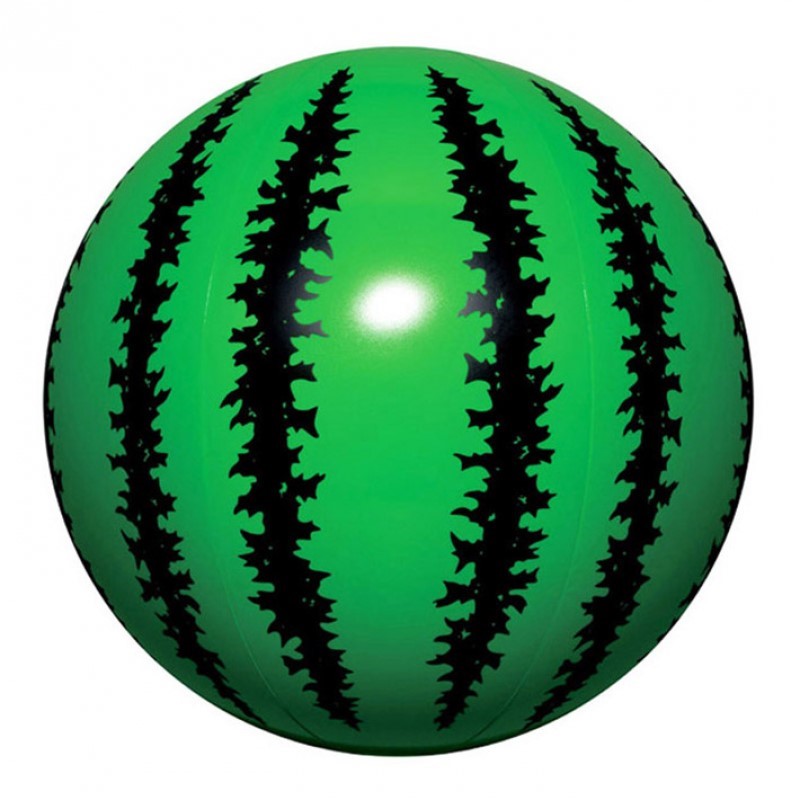 楽天市場】定番！ スイカビーチボール 【サイズ40cm ふくらまし後27cm