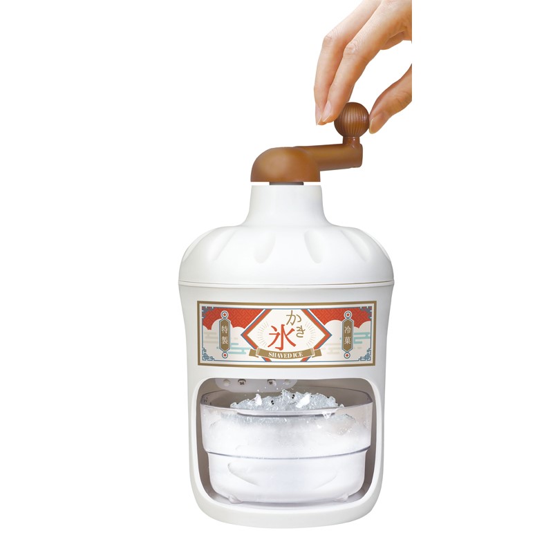 かき氷器 手動 レトロ デザイン 製氷カップ付き シャリシャリ 氷削り機 家庭用 夏 氷菓子 アイス シャーベット 昭和風 電源不要 プレゼントにも ハック HAC4700 【送料無料】 【最強翌日配送】画像