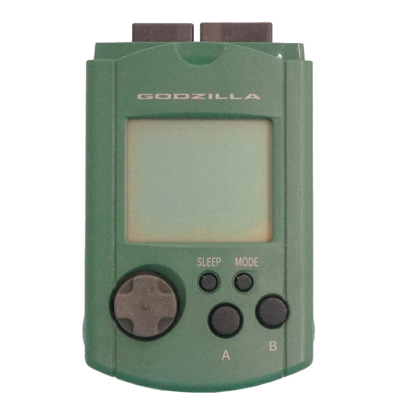 楽天市場 中古 Dc ビジュアルメモリー あつめてゴジラ ボタン電池付 箱 説明書 フタなし ドリームキャスト専用メモリ Sega セガ純正品 Hkt 7000 メール便送料無料 アダチカメラ 家電 Pc専門店